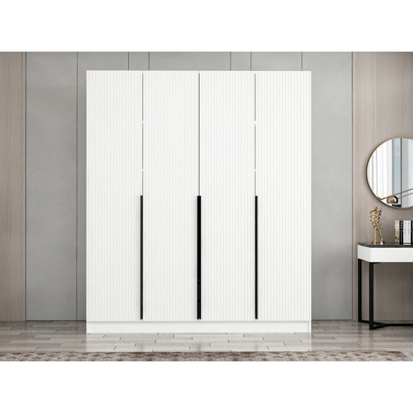 Cikani kledingkast 180x52x210 cm - Wit